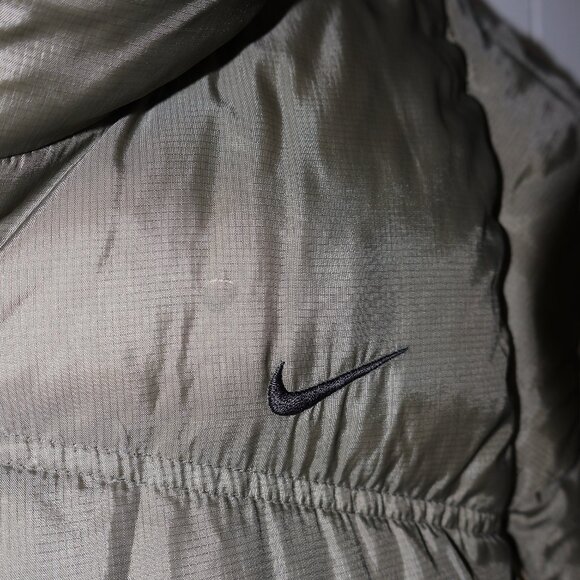 Vintage Nike Down Puffer Vest Olive – Men’s L - Picture 5 of 10